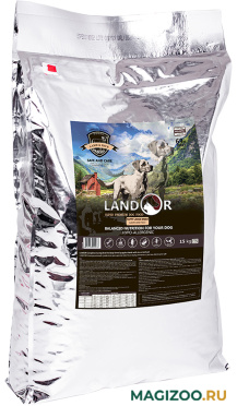 Сухой корм LANDOR PUPPY LARGE BREED LAMB & RICE для щенков крупных пород с ягненком и рисом (15 кг)