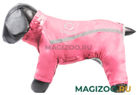 COLLAR дождевик для собак розовый (M34)