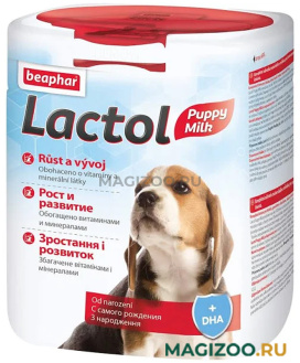 Заменитель молока BEAPHAR LACTOL PUPPY MILK молочная смесь для щенков (0,5 кг)