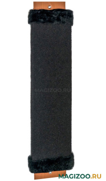 Когтеточка Eco средняя мех черный ковролин с пропиткой 57 х 12 х 1,5 см (1 шт)