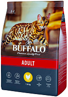 MR.BUFFALO ADULT для взрослых кошек с курицей (1,8 кг)