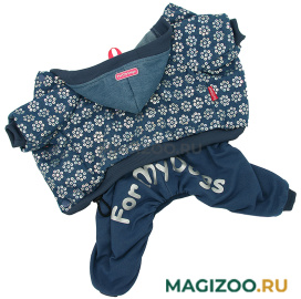 FOR MY DOGS костюм для собак утепленный синий FW910-2020 B (20)
