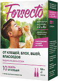 ФОРСЕКТО капли для кошек весом от 2 до 4 кг против клещей и блох уп.2 пипетки по 0,6 мг Астрафарм (1 уп)