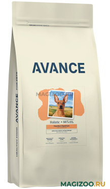 Сухой корм AVANCE HOLISTIC ADULT SMALL BREEDS для взрослых собак маленьких пород с индейкой и бурым рисом (10 кг) 