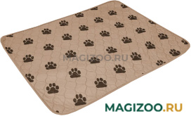 Пеленка многоразовая впитывающая для собак ZooOne бежевая 60 х 40 см (1 шт)