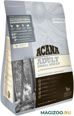Сухой корм ACANA ADULT SMALL BREED для взрослых собак маленьких пород (2 кг)