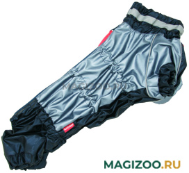 FOR MY DOGS дождевик для таксы синий металлик для мальчиков 532SS-2021 M (TM1) 