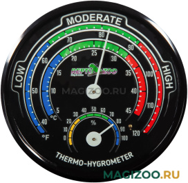 Термогигрометр Repti-Zoo 04RHT аналоговый светящийся 75 мм (1 шт)