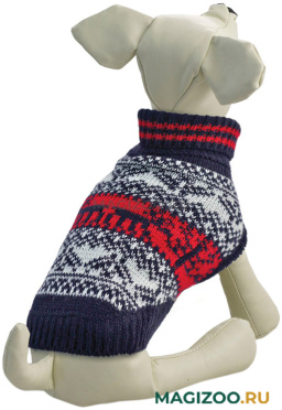 TRIOL свитер для собак Орнамент черно-белый (L)