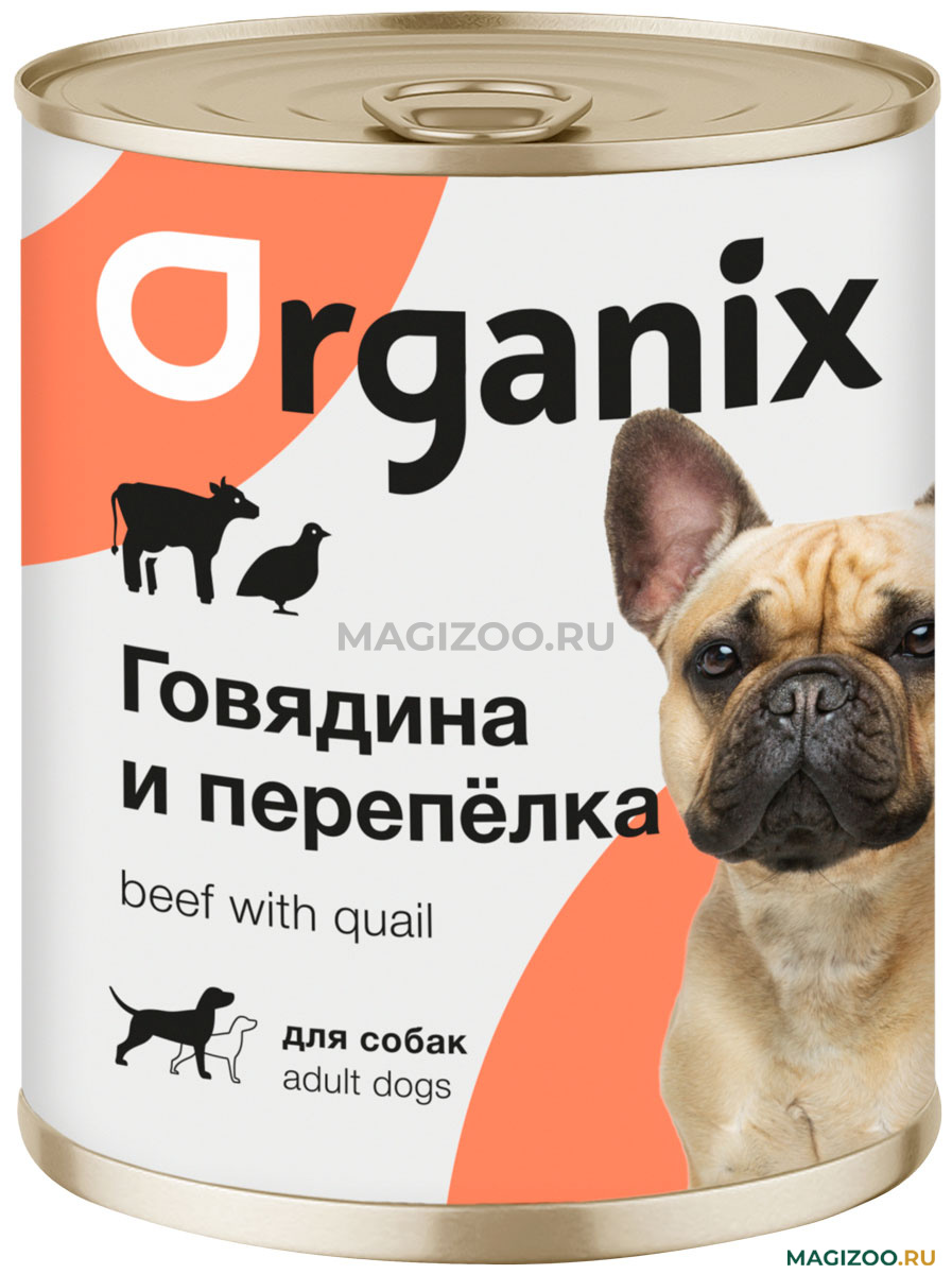 Органикс консервы для собак. Organix консервы для собак говядина с перепелкой. Органикс говядина с перепелкой корм. Корм c перепелкой. Корм для собак с говядиной купить