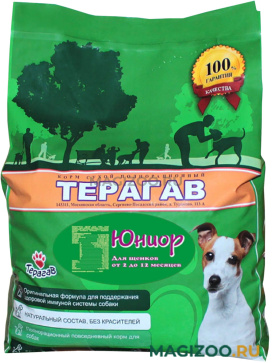 Сухой корм ТЕРАГАВ ЮНИОР для щенков всех пород (4 кг) 