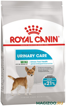 Сухой корм ROYAL CANIN MINI URINARY CARE для взрослых собак маленьких пород при мочекаменной болезни (1 кг)
