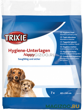Пеленки впитывающие для собак Trixie 40 х 60 см 7 шт (1 шт)