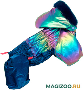 FOR MY DOGS комбинезон для собак мультиколор металлик для мальчиков FW1083-2021 M (12) 