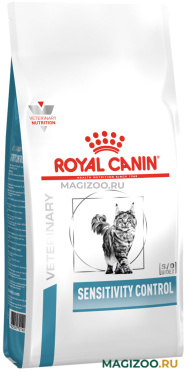 Сухой корм ROYAL CANIN SENSITIVITY CONTROL SC27 для взрослых кошек при пищевой непереносимости (1,5 кг)
