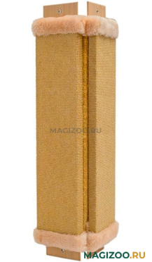 Когтеточка Дарэлл Угловая бежевый ковролин с пропиткой 57 х 24 х 2 см (1 шт)
