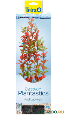 Растение для аквариума пластиковое Людвигия красная Tetra DecoArt Plant L Red Ludwigia 30 см (1 шт) 