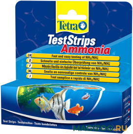 Tetra Test набор полосок-тестов для пресной и морской воды на аммоний NH 3/NH 4 уп. 25 шт (1 шт)