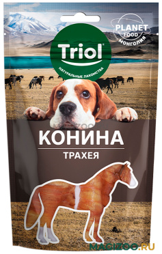 Лакомство TRIOL PLANET FOOD для собак трахея конская (40 гр)