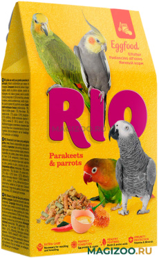 RIO EGGFOOD корм яичный для средних и крупных попугаев (250 гр)