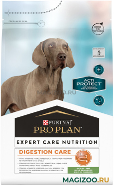 Сухой корм PRO PLAN ACTI PROTECT DIGESTION CARE для взрослых собак всех пород с чувствительным пищеварением с ягненком (3 кг)
