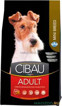 Сухой корм CIBAU ADULT MINI для взрослых собак маленьких пород с курицей (7 кг)