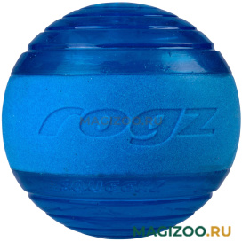 Игрушка для собак Rogz Squeekz мяч с пищалкой синий (1 шт)
