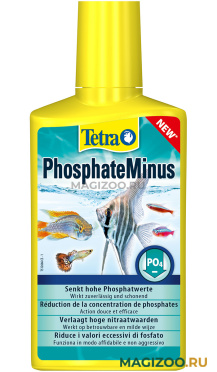 TETRA PHOSPHATEMINUS средство для снижения высокого уровня фосфатов в воде (250 мл)