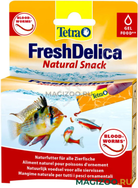 TETRA FRESHDELICA BLOODWORMS корм для рыб красный червь в желе (48 гр)