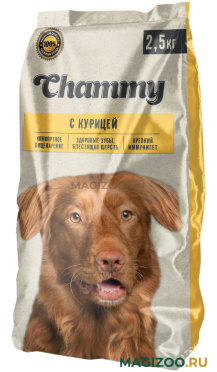 Сухой корм CHAMMY для взрослых собак средних пород с курицей (2,5 кг)