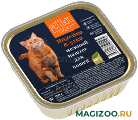Влажный корм (консервы) PETIBON SMART для кошек паштет с индейкой и уткой (100 гр)