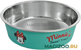 Миска металлическая Triol Disney Minnie & Treats на резинке 0,25 л (1 шт)