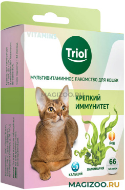 Лакомство TRIOL мультивитаминное для кошек для крепкого иммунитета 33 гр (1 шт)