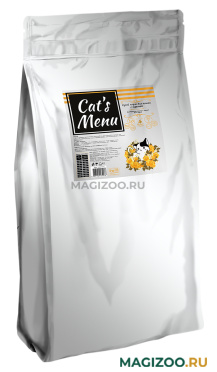 Сухой корм CAT’S MENU для взрослых кошек с курицей (10 кг)