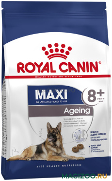 Сухой корм ROYAL CANIN MAXI AGEING 8+ для пожилых собак крупных пород старше 8 лет (15 кг)