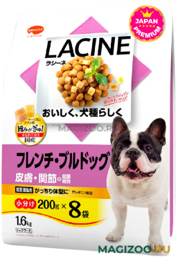 Сухой корм LACINE для собак и щенков французский бульдог с японским теленком, цыпленком и сыром (1,6 кг)