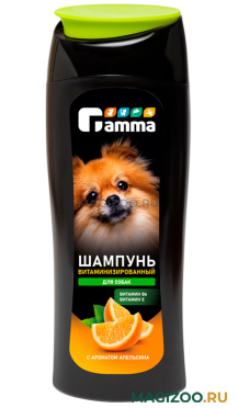 GAMMA шампунь витаминизированный для собак витамины B6 Е с ароматом апельсина 400 мл (1 шт)