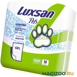Пеленки коврики впитывающие для собак Luxsan Premium Gel 60 х 90 см 10 шт (1 шт)