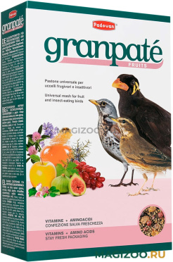 PADOVAN GRANPATEE FRUITS корм для насекомоядных птиц с фруктами (1 кг)