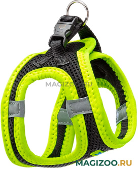 Шлейка для собак маленьких пород Ferplast Kaori P XXXS черно-желтая (1 шт)