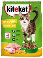 KITEKAT АППЕТИТНАЯ КУРОЧКА для взрослых кошек (0,35 кг)
