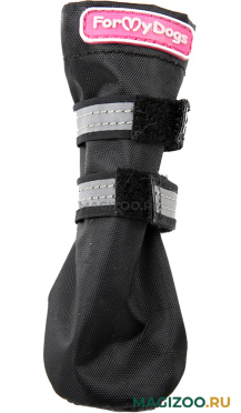 FOR MY DOGS сапоги для собак черные FMD652-2020 Bl (5) 