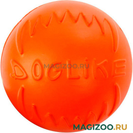 Мяч для собак средний DOGLIKE оранжевый (1 шт)