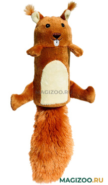 Игрушка для собак GiGwi Белка с большой пищалкой 32 см (1 шт)