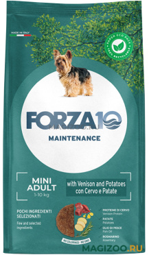 Сухой корм FORZA10 DOG MAINTENANCE ADULT MINI для взрослых собак маленьких пород с олениной и картофелем (2 кг)