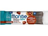 Лакомство MONGE GIFT SENSITIVE DIGESTION для собак батончики для чувствительного пищеварения с ягненком, каштаном и инулином 40 гр (1 шт)