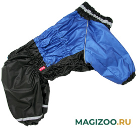 FOR MY DOGS комбинезон для собак черно/синий для мальчиков FW1044-2021 M (A3) 