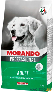Сухой корм MORANDO PROFESSIONAL CANE для взрослых собак всех пород с овощами (4 кг)