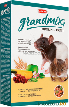 PADOVAN GRANDMIX TOPOLINI RATTI корм для крыс и мышей (400 гр)