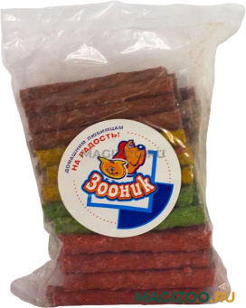 Лакомство Зооник для собак палочки жевательные цветные 5 дюймов 50 шт (1 шт)